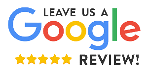 Photo that says "Leave us alone Google Review!"