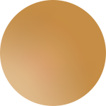 Decorative golden yellow background circle
